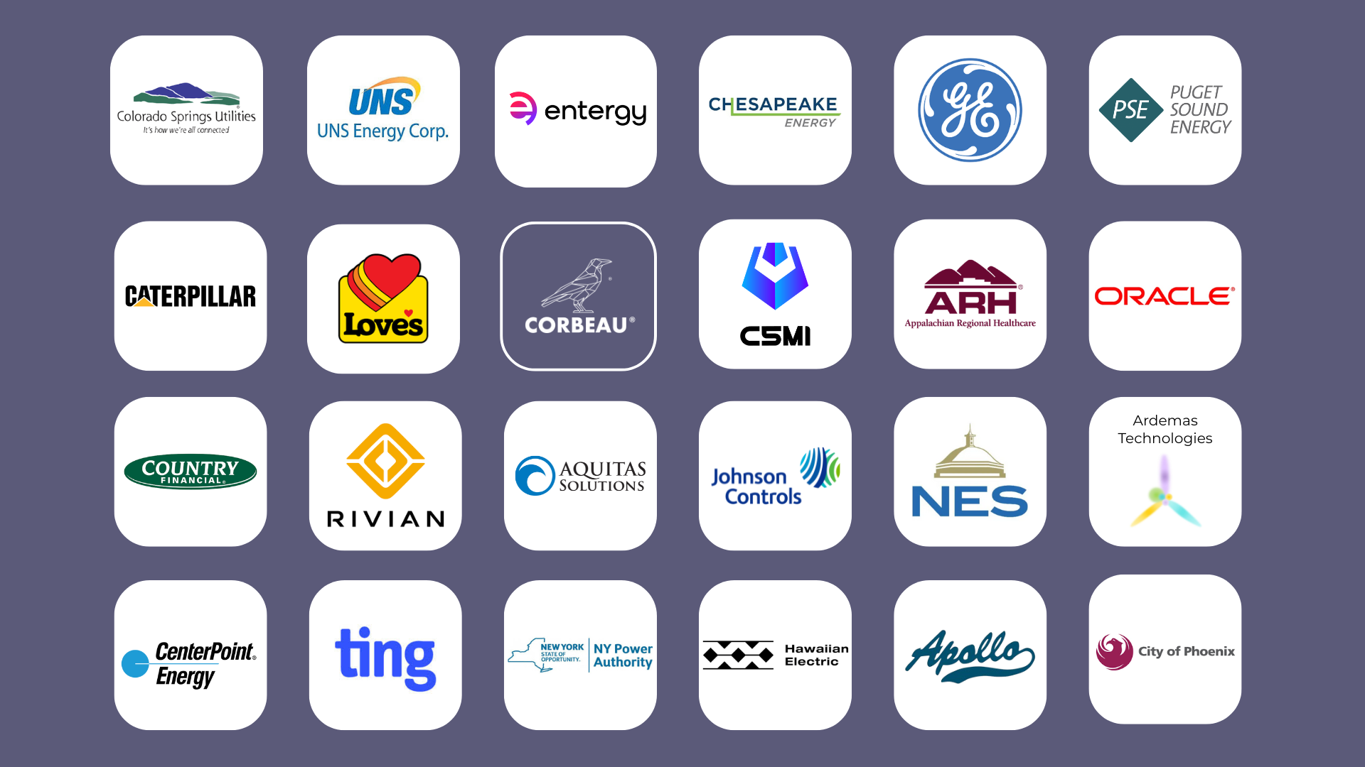 Corbeau Tech featured clients Corbeau Tech featured clients